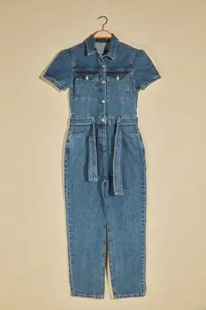 

Trendyol Arched Denim Jumpsuit TWOSS20TU0156