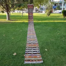 Оранжевые, розовые и зеленые коврики для зала 1'9'' X 23'11''/54x730 см