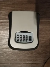 Caja de bloqueo de llave MOOL, caja de seguridad de llave de aleación de aluminio montada en pared, a prueba de agua, caja de bloqueo de llave de combinación de 4 dígitos para interior Outdoo