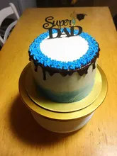 Cake-Decorations Topper Birthday Cupcake Daddy Happy-Fathers Acrylic Party Best Super-Dad