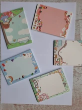 Yisuremia-Bloc de notas Kawaii Sweetheart, 50/100 hojas, notas, Mensaje en papel, bonito Bloc de notas decorativo, papelería de oficina, suministros escolares