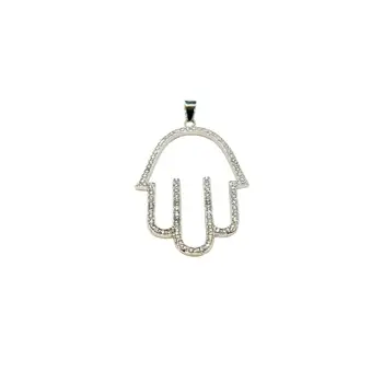 

Pendant Silver Hand Fatima with Zircons