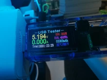 Probador USB U96, voltímetro Digital de CC, amperímetro, cargador tipo batería externa, indicador, medidor de corriente de voltaje, detector + carga + cocodrilo