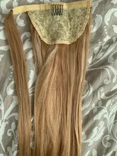 Cola de Caballo brasileña Remy, Real Beauty, cola de caballo, 100%, cabello humano liso, 60/100/120g