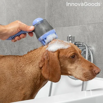 

Bath brush with box for pets Bubblet InnovaGoods
