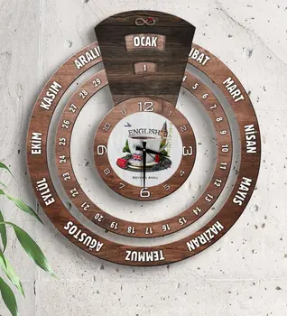

Personalized English Teacher Infinite Mayan Calendar Wall Clock-8