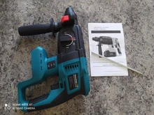 Hammer-Drill Electric-Hammer Cordless Battery--Case Rechargeable Rotary 18V Without