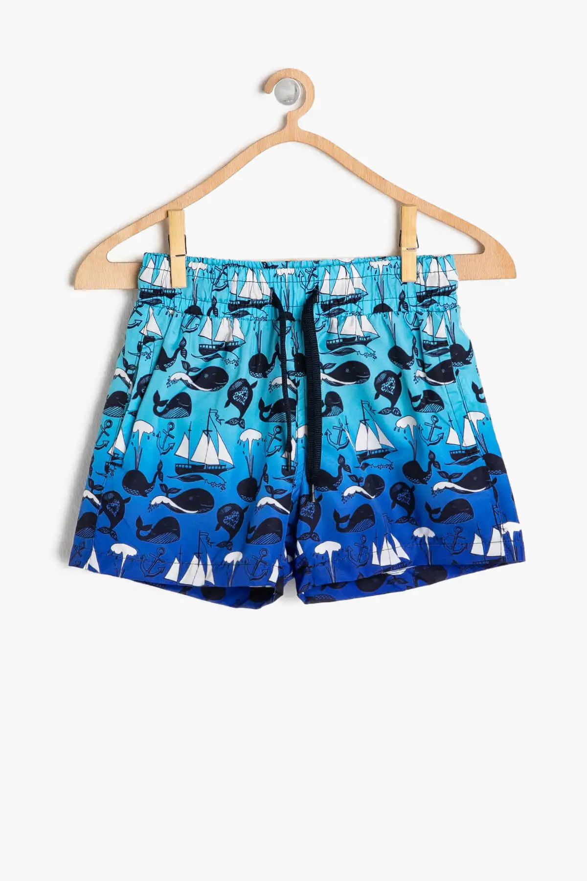 Детские синие шорты Coton для мальчиков/бермуды