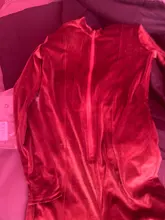 Monos de terciopelo para mujer, trajes de manga larga con cremallera, Bodycon, ropa deportiva Sexy de una pieza, otoño e invierno, 2020