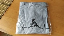 T-Shirt Short-Sleeve Dirt-Bike MTB Custom Funny Family Plus-Size Fashion Cotton REM Heartbeat