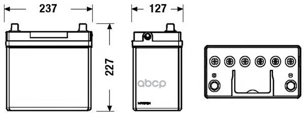 Аккумуляторная Батарея 45ah Deta Power 12 V 45 Ah 300 A Etn 1(L) B0 234x127x220mm 11kg DETA арт. DB455