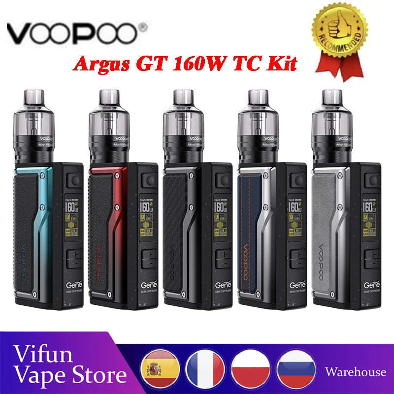 В наличии VOOPOO DRAG 2 177 Вт TC коробка мод электронная сигарета и перетащите 157 Vape W/US GENE