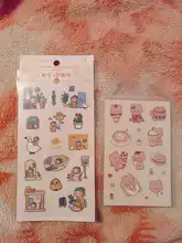 Mohamm-pegatinas Kawaii de Material para mascotas, pegatinas de decoración de cuentas de mano, suministros para estudiantes, 1 ud.