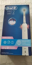Oral B Pro 2 2700, Cepillo de dientes eléctrico recargable, 2 modos cepillado, temporizador, limpieza 3D, hasta 14 días, sensor
