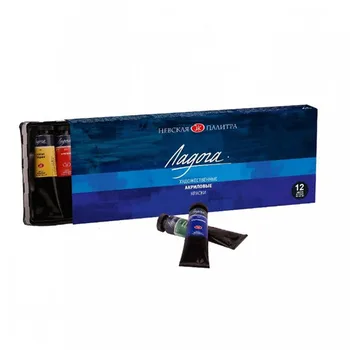 

Ladoga set acrylic cardboard, 12 PCs x18ml