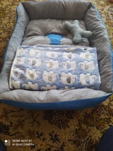 Pet-Bed House Kennel-Mat Puppy Washable Small Warm Large Dog Soft Cotton Medium Bone