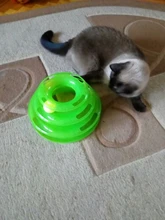 Toy Pet-Toy-Ball Carousel-Ball Track Cat-Supplies Three-Layer-Tower Baby Automatic