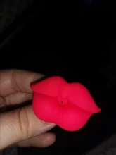 Wecute bebé chupete Clip beso rojo labios tonto chupetes de silicona divertido bebé chupetes tipo mordedor chupetes chupete niños alimentación