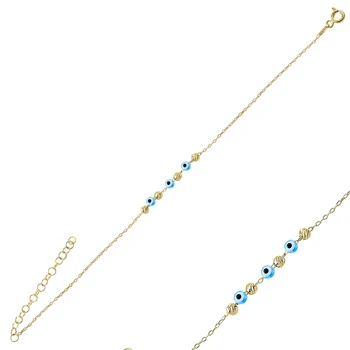 

KUTAYDAN 925 Sterling Silver Dorica Ball Eyes Bracelet