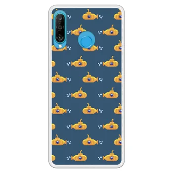 

Stand case costume drawing Submarines WP028 for Huawei P30 Lite