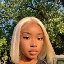 Vallbest-mechones de cabello liso 613 rubio con cierre, extensiones de cabello humano mechones malasio con cierre de encaje, pelo Remy para bebé