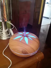 Essential-Oil-Diffuser Air-Humidifier Led-Lights Wood-Grain-Aroma-Diffuser Ultrasonic