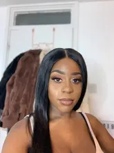 Pelo Luvin brasileño 13X4 frente recto pelucas de cabello humano Pre arrancado 30 32 pulgadas peluca Frontal de encaje 4X4 Cierre de encaje peluca para Wuman
