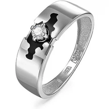 

Kabarovsky ring with 1 white gold diamond