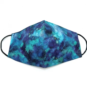 

Adult reusable face mask fabric funny design, washable with filter opening.