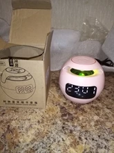 Mini Bluetooth Alarm-Clock Sound-Box Led-Display Music-Play Hifi Speaker Wireless MP3