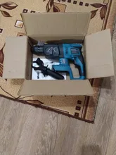 Hammer-Drill Electric-Hammer Cordless Battery--Case Rechargeable Rotary 18V Without