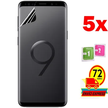 

5x Protector It is Screen Sheet Film for for Samsung GALAXY S9 PLUS (NOT It is TEMPERED GLASS GLASS)