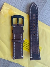 UTHAI P18-correas de reloj de Piel De Becerro retro, 18mm, 20mm, 22mm de gama alta, correa de reloj con correas de cuero genuino