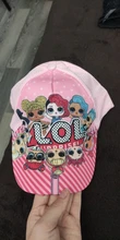 Original LOL sorpresa muñecas sombrero de niñas muñeca de dibujos animados chico lengua de pato gorra de béisbol tema fiesta de cumpleaños Anime figura regalo para chico s