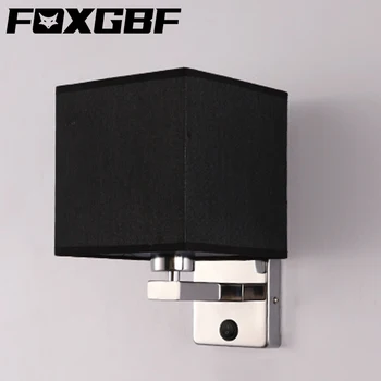 

FOXGBF Indoor Fabric Wall Lamp Eye Protection Reading Lamp Study Room Home Living Room Decoration Lamp Modern Classic E27 Wall L