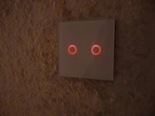 Wall-Lamp Light-Switch Glass-Panel Ac110-220v-Switch 1-Gang White Crystal Standard 1-Way