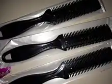 Trimmer Comb Cutter Razor Blade Hair-Shaper Plastic Double-Side Stainless-Steel 