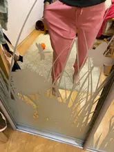 Polyester Pants Lace-Up Simplee Pink Summer Women's Loose Street Casual Solid Sports