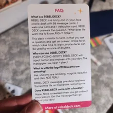 Cartas de Tarot Rebel, 60 uds., juego de mesa, juegos familiares, entretenimiento, oráculo