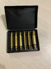 Juego de Brocas HSS, herramientas de extracción de tornillo de cabeza rota, juego de 6 piezas