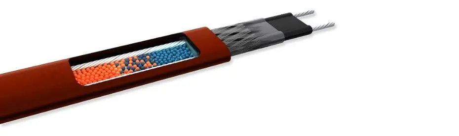 EASTEC Micro 10 CTW, SRL 10-2 CR- корейский саморегулирующийся греющий кабель для обогрева труб, водопровода, скважины. Нагревательный кабель для отопления трубопровода. Для отопления, подогрева. Цена за 1 метр