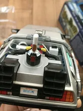 Car Welly Alloy-Model Metal-Toy Gift-Collection Back-To-The-Future-Time-Machine Delorean
