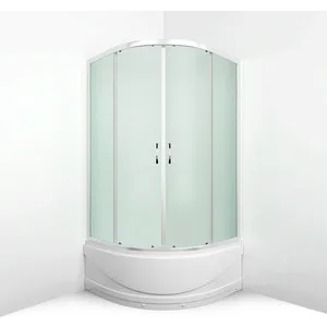 

Shower corner erlit comfort 90x90 profile Chrome, frosted glass (er0509t-c3)