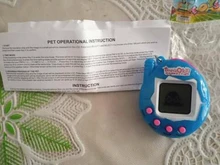 1 Uds transparente Tamagotchi electrónicos 90S nostálgico 49 en Virtual Cyber juguete Virtual electrónicos Perro Robot