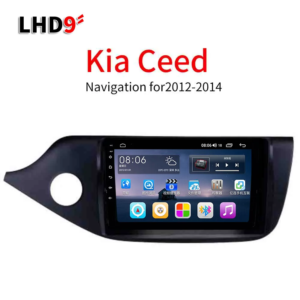 Lionet gps навигация для автомобиля Kia Ceed 2012- 9 дюймов LK1019Y - Размер экрана, дюймов: 4G8core4G32G