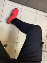 Pantalones vaqueros largos rasgados para hombre, Vaqueros ajustados, elásticos rotos, color negro