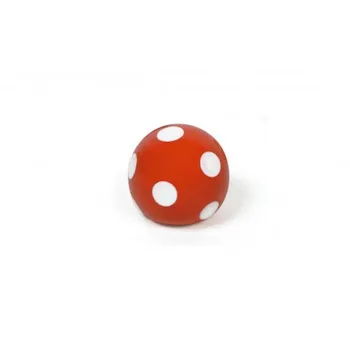 

Box with 10 knobs youth style, made in porcelain, with red finish and 38 mm in diameter.