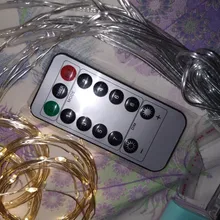 3M String LED Fairy Lights Garland Curtain Lamp USB Remote Control New Year Christmas