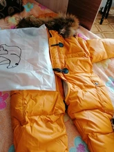 Jacket Snowsuit Snow-Wear Winter Down for Russian Baby 90%Duck-Down Coats Park Infant