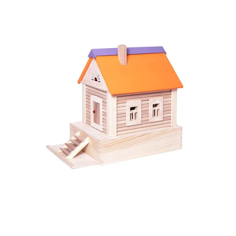 Деревянный конструктор &quotИзбушка&quot | Игрушки и хобби